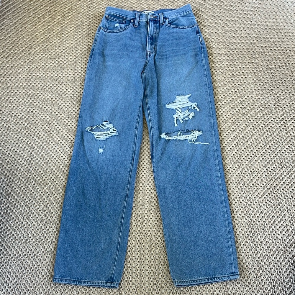 Madewell Baggy Straight Jeans